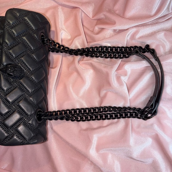 Kurt Geiger Black on Black London Kensington 17 Drench Leather Bag 🖤 - Picture 13 of 15